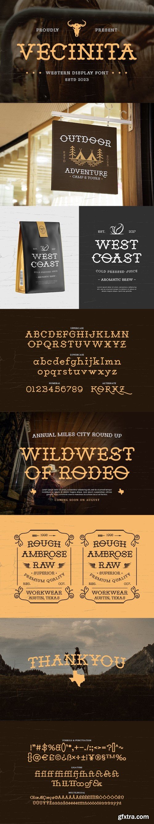 Vecinita - Western Display Font