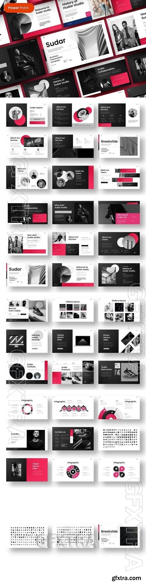 Sudar - Business PowerPoint Template DSWU8XT