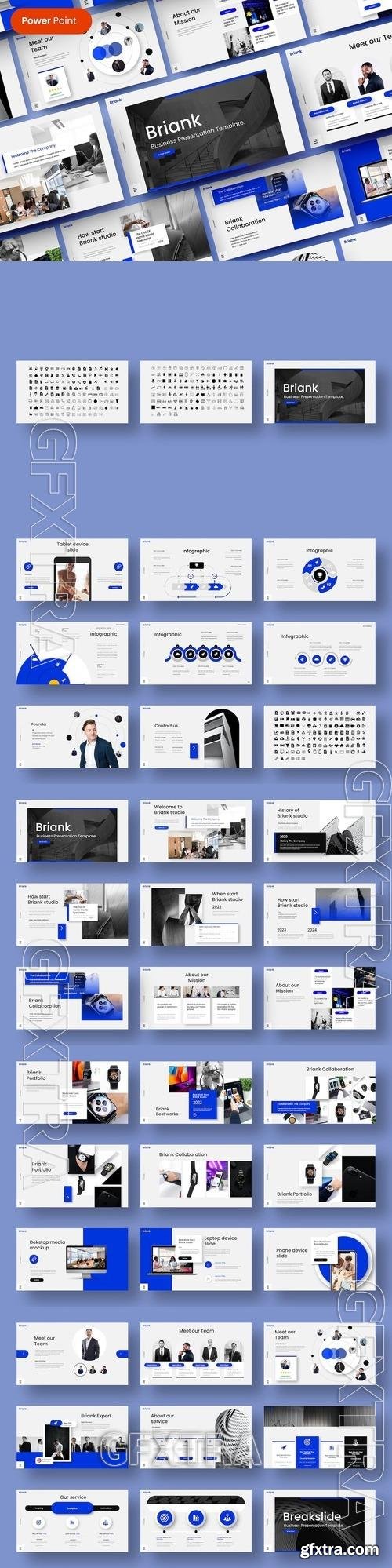 Briank - Business PowerPoint Template D8RKKBC