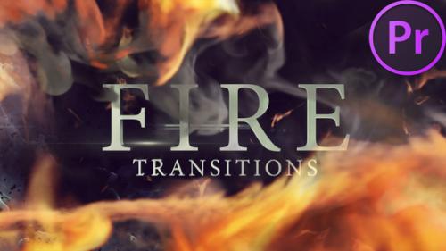 Videohive - Fire Transitions for Premiere Pro - 47978751 - 47978751