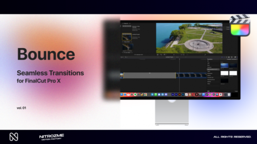 Videohive - Bounce Transitions Vol. 01 for Final Cut Pro X - 47985787 - 47985787