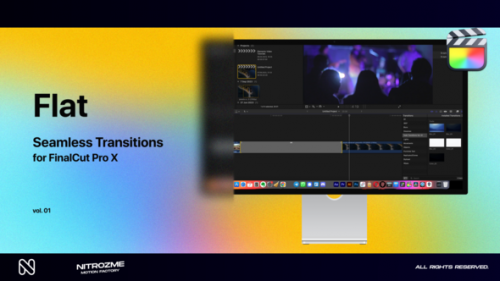 Videohive - Flat Transitions Vol. 01 for Final Cut Pro X - 47985824 - 47985824