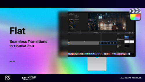 Videohive - Flat Transitions Vol. 06 for Final Cut Pro X - 47985850 - 47985850