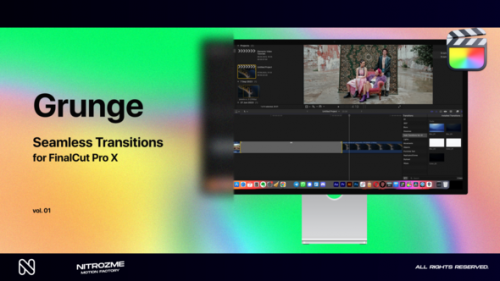 Videohive - Grunge Transitions Vol. 01 for Final Cut Pro X - 47985856 - 47985856