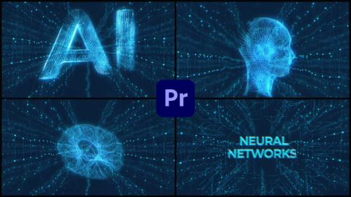 Videohive - AI Artificial Intelligence Titles | Digital Technology Crypto Project - 47767894 - 47767894