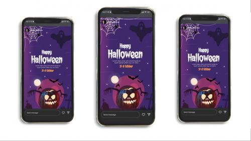 Videohive - Hallowen Instagram Story MOGRT - 47910484 - 47910484