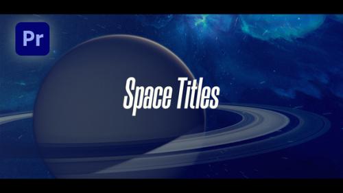 Videohive - Space Titles | Premiere Pro - 47929095 - 47929095