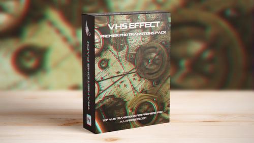 Videohive - VHS Glitch Effects Transitions For Premiere Pro - 47936576 - 47936576