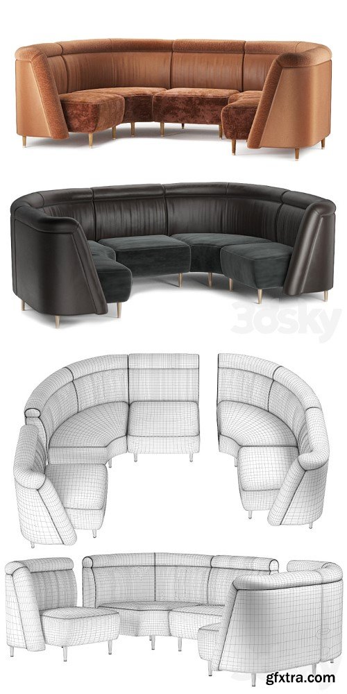 Restaurant sofa 009