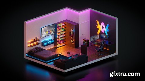 Isometric Room: Learn Blender Quickly!