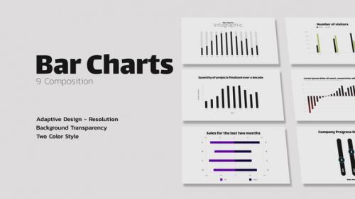 Videohive - Infographic - Bar Charts / PR - 47958974 - 47958974