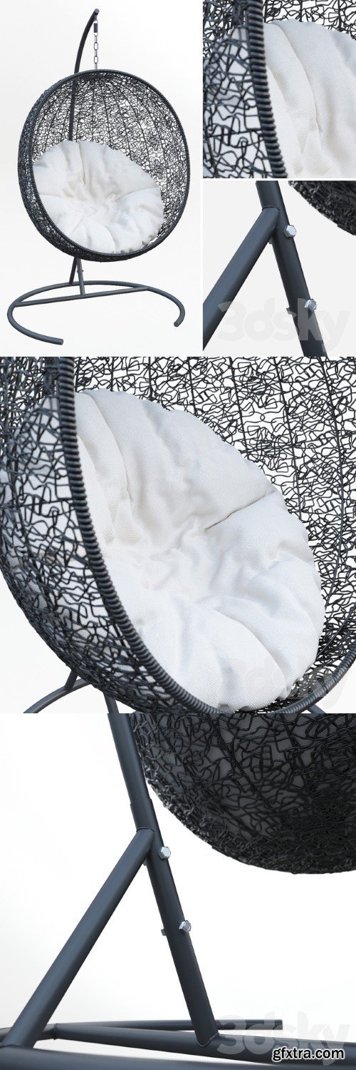 Outdoor Wicker Swing Chair