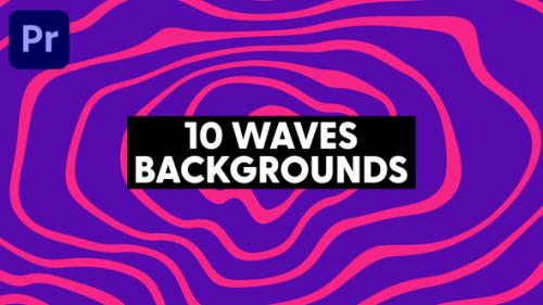 Videohive - Waves Backgrounds - 47958979 - 47958979