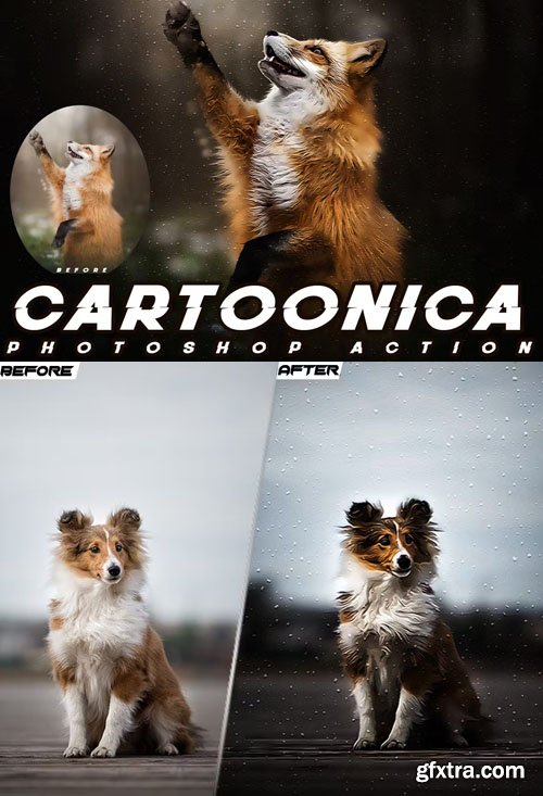 Cartoonica Action for Photoshop