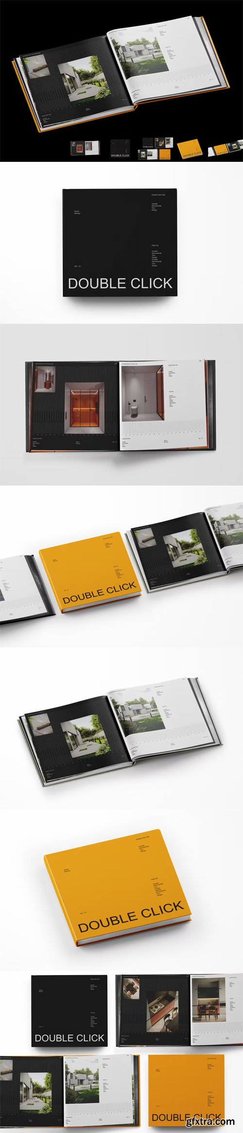 Book PSD Mockup Templates Pack