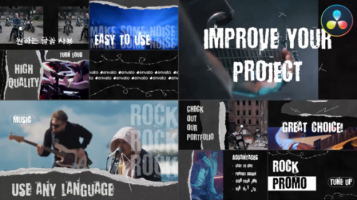 Videohive - Rock Promo for DaVinci Resolve - 47972664 - 47972664