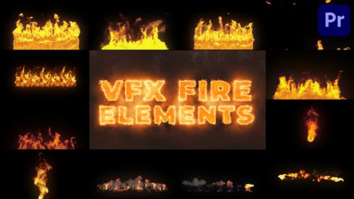 Videohive - VFX Fire Elements for Premiere Pro - 47982131 - 47982131