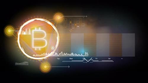 Videohive - Video About Bitcoin Trading Infographic Elements - 47977367 - 47977367