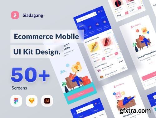 Siadagang Ecommerce UI kit Ui8.net