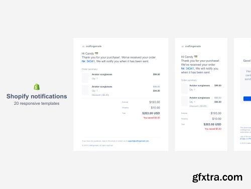 Shopify & HTML email templates Ui8.net