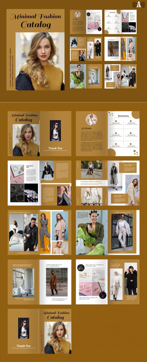 Minimal Fashion Catalog Magazine Template 638435238