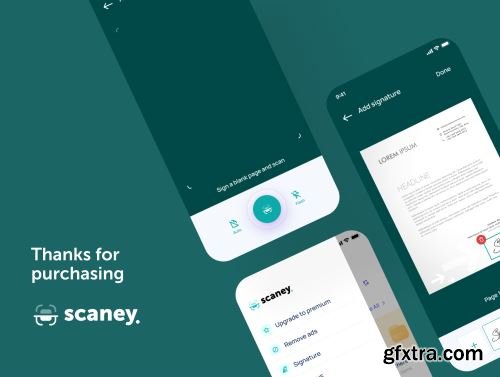 Scaney - Document Scanner App Ui8.net