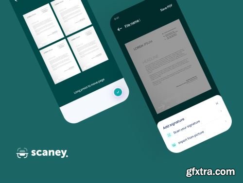 Scaney - Document Scanner App Ui8.net