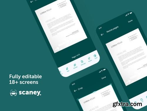 Scaney - Document Scanner App Ui8.net