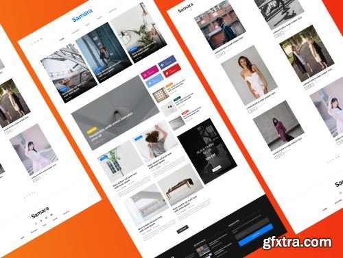 Samara - Blog UI Kit Ui8.net