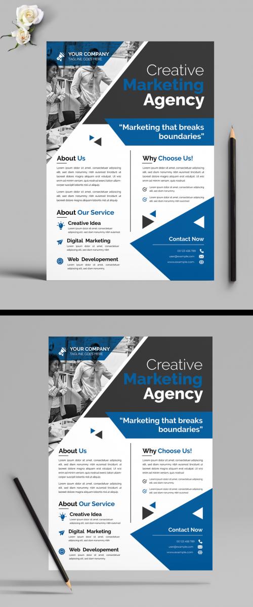 Marketing Flyer Design Template 639766899