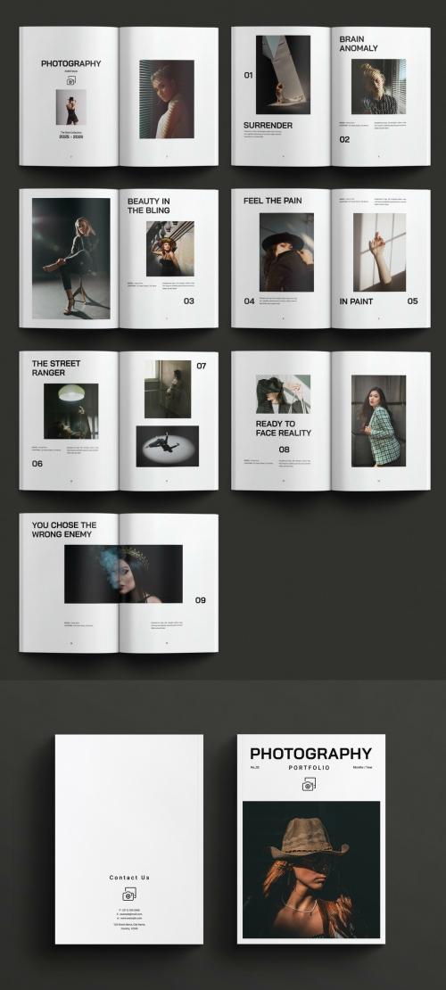 Photography Portfolio Layout Design Template 638316794