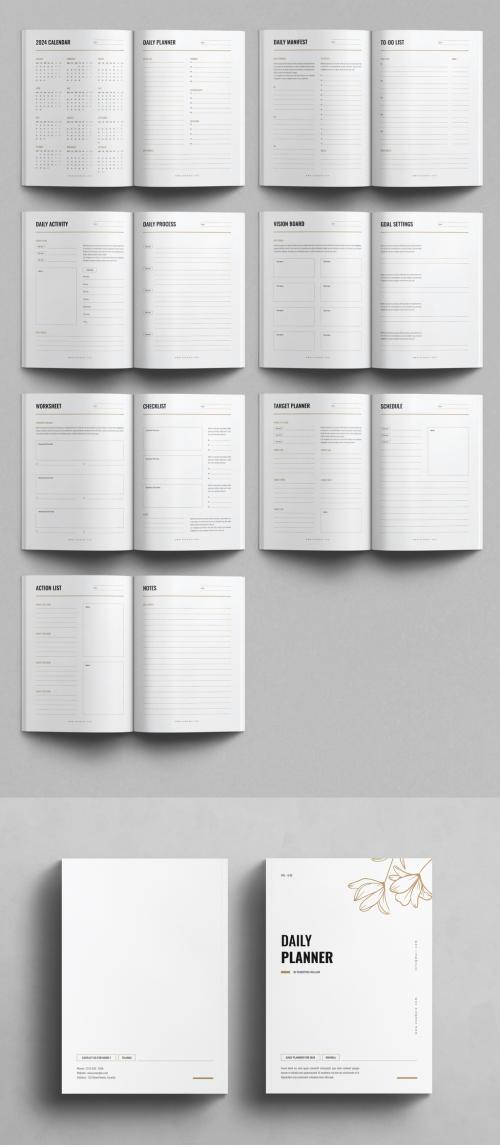 Daily Planner Layout Design Template 638316771