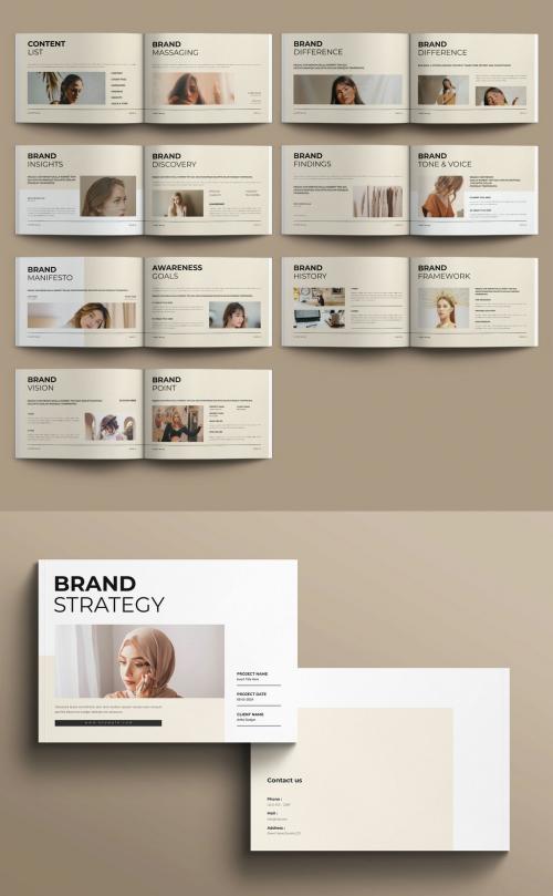 Brand Strategy Template Brochure Layout Landscape 638316708