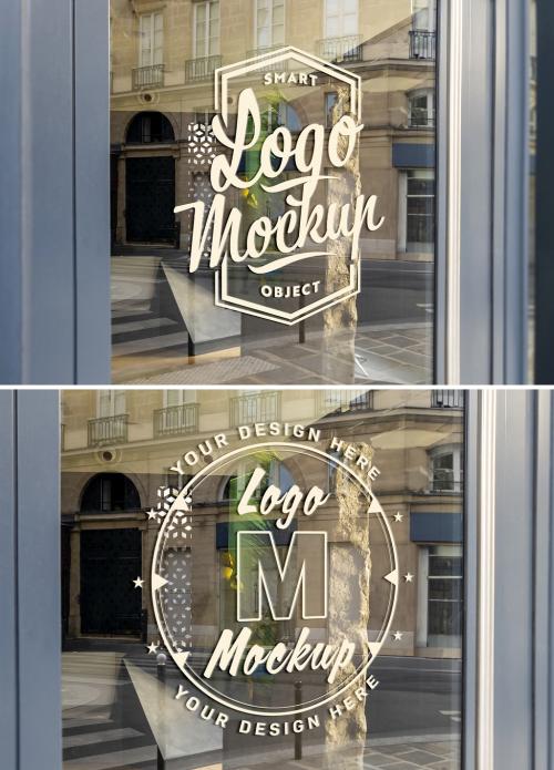 Window Signage Logo Mockup 639518136