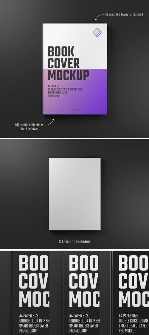 Book Cover Mockup On Black background 639516660