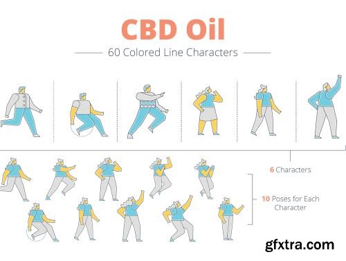 CBD Oil Illustrations Ui8.net