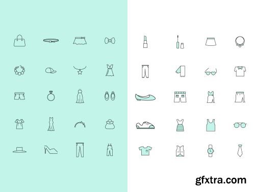 Clothes & Accessories Icons Ui8.net