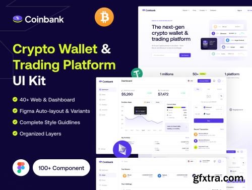 Coinbank - Crypto Wallet & Trading Platform Ui8.net