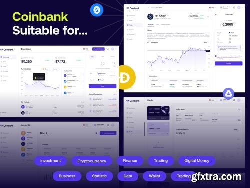 Coinbank - Crypto Wallet & Trading Platform Ui8.net