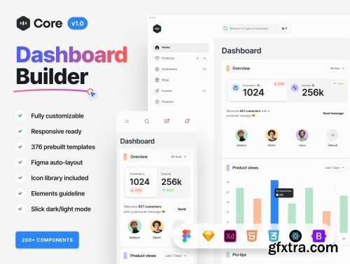 Core – Dashboard Builder Ui8.net