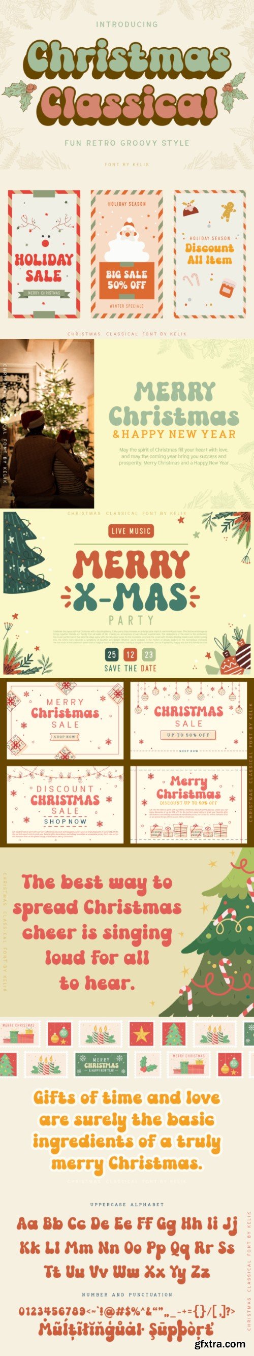 Christmas Classical Font