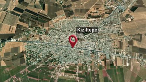 Videohive - Kızıltepe City Map Zoom (Turkey) from Space to Earth - 47982628 - 47982628