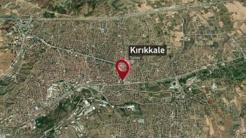 Videohive - Kırıkkale City Map Zoom (Turkey) from Space to Earth - 47982720 - 47982720