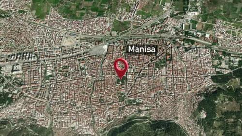 Videohive - Manisa City Map Zoom (Turkey) from Space to Earth - 47982885 - 47982885