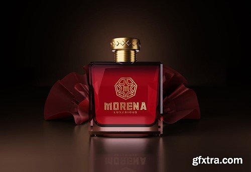 Luxury Perfume - Realistic Mockup P4ZKL9M