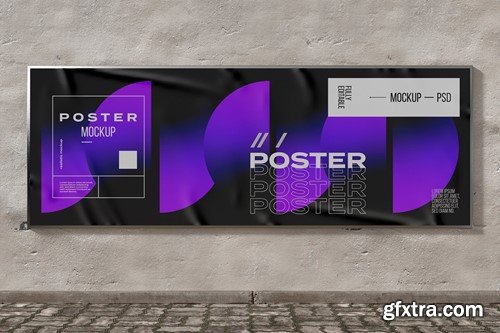 Street Glued Posters Mockup UVQKYDL