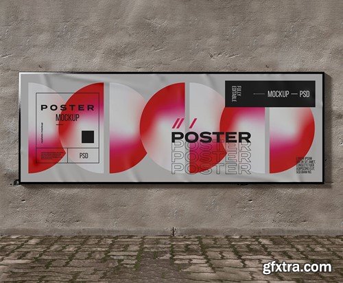 Street Glued Posters Mockup UVQKYDL