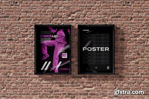 Street Glued Posters Mockup YAD5S6D