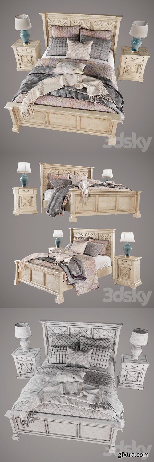 Bolanburg Queen Bed with 2 Nightstands