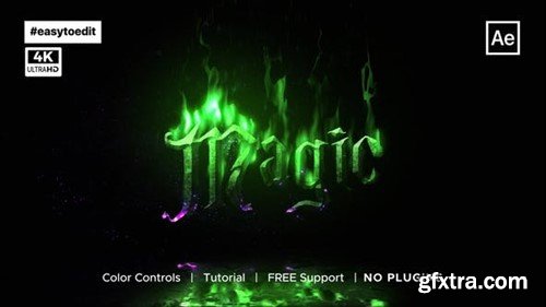 Videohive Magic Fire Logo 48140876